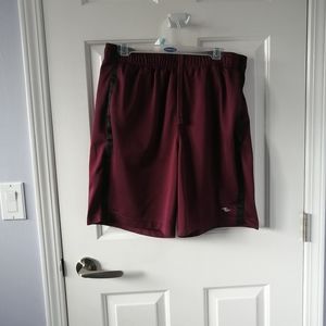 Maroon basketball shorts